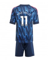 Arsenal Gabriel Martinelli #11 Venkovní dres pro děti 2025-26 Krátký Rukáv (+ trenýrky)